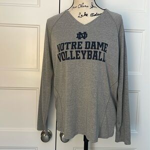 Adidas Climalite Notre Dame Volleyball long sleeve tee extra large